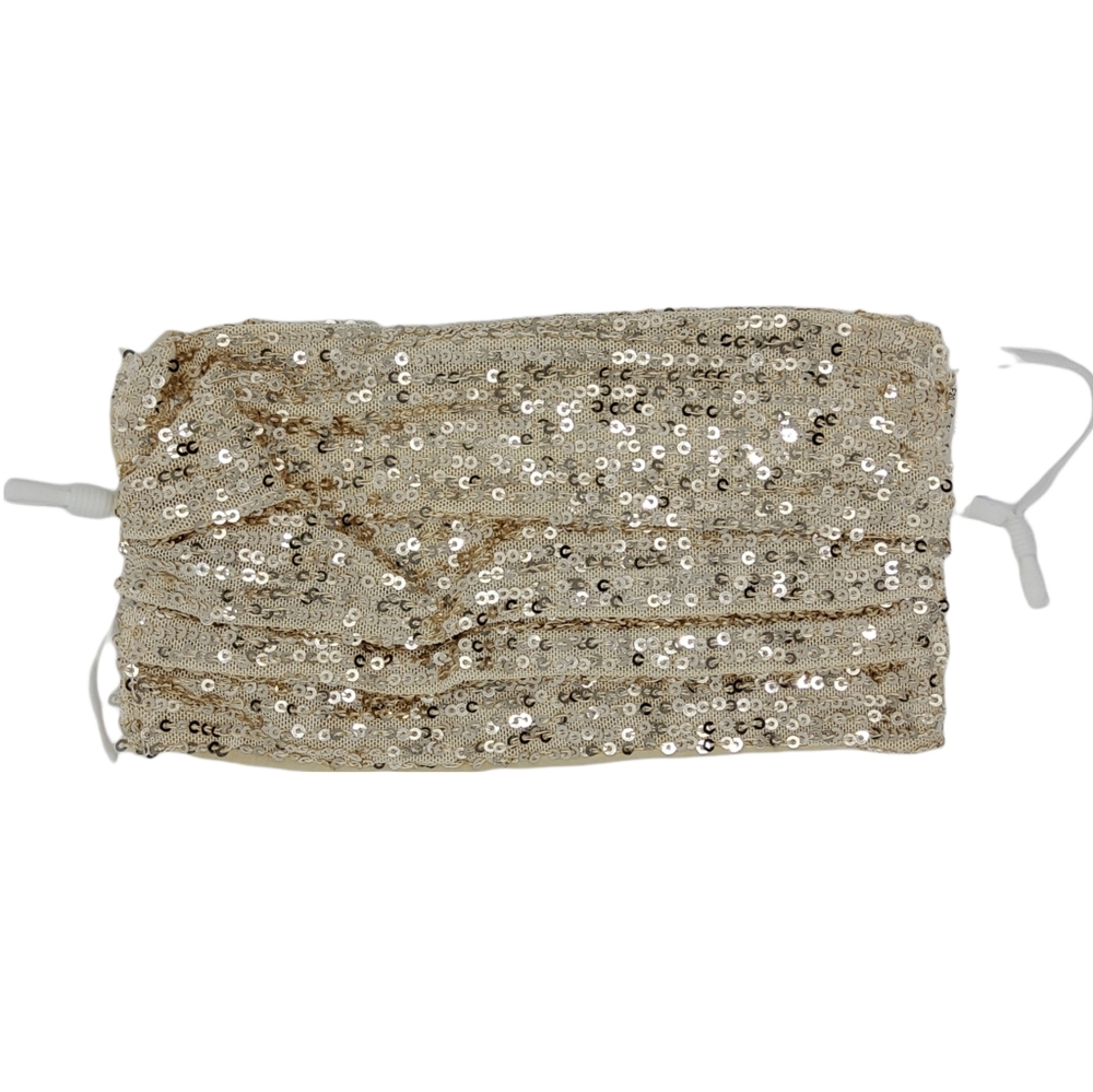 Francesca's Collections Sequin Face Mask Washable & Reusable NWT